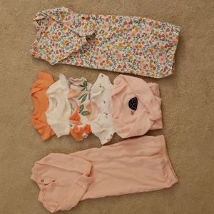 7pc PREEMIE baby clothes lot